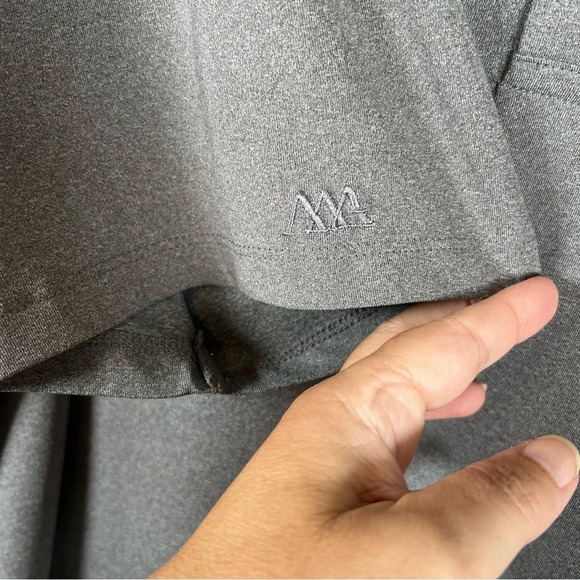 Haus of Grey Matte Grey Men's Golf Polo Shirt Gray Performance Athletic  Size XL - Picture 5 of 13